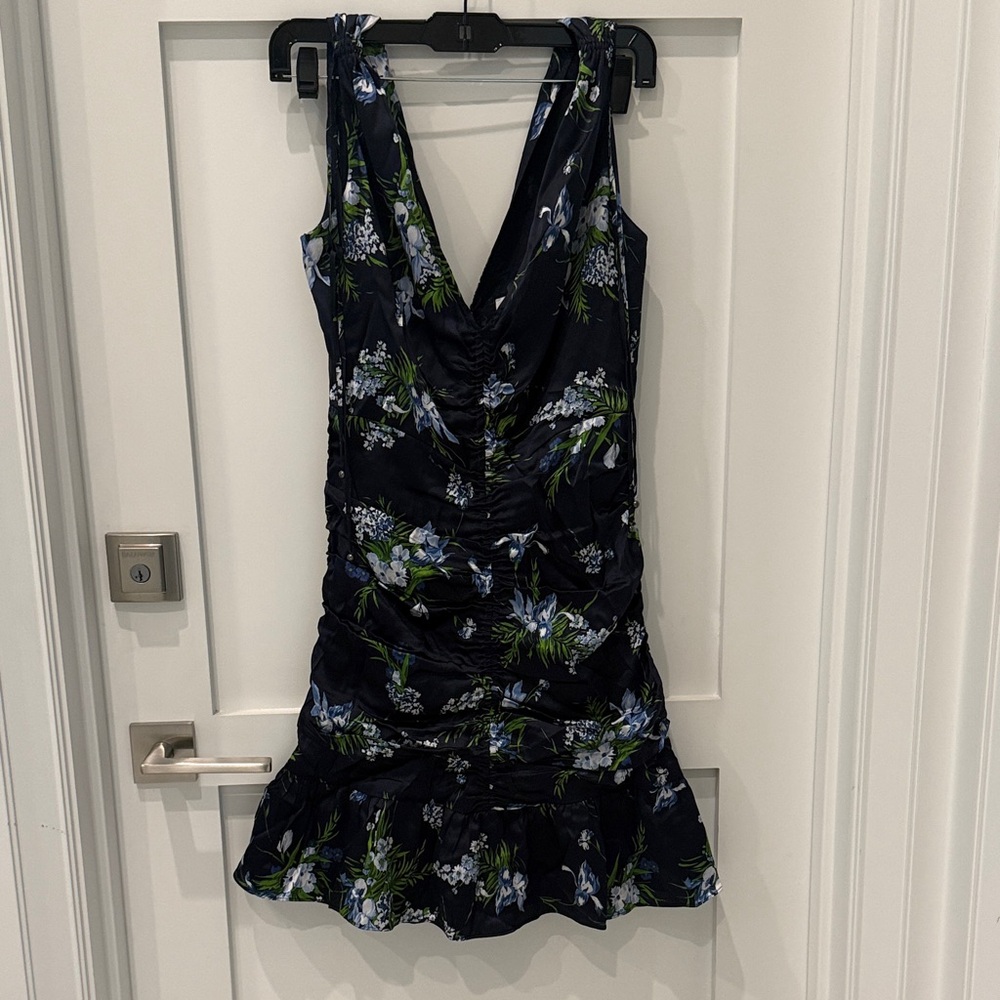Silk floral dress